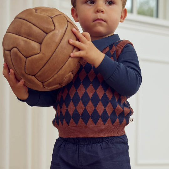 Harlequin Knit Vest by Musli