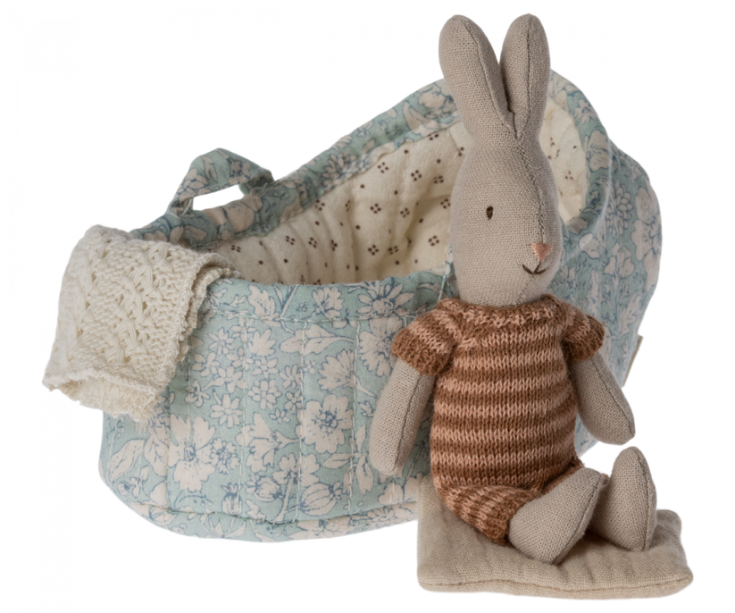 Rabbit in Carry Cot - Micro by Maileg