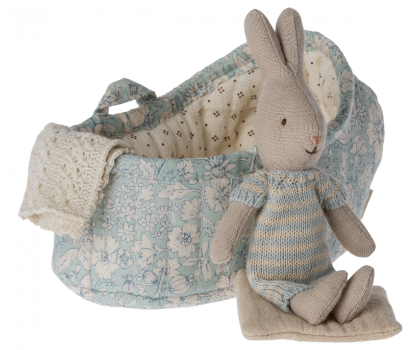 Rabbit in Carry Cot - Micro by Maileg
