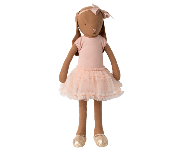 Bunny size 3, Chocolate brown - Ballet suit and skirt rose by Maileg