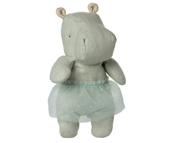 Safari friends, Hippo w. skirt, Small - Mint by Maileg