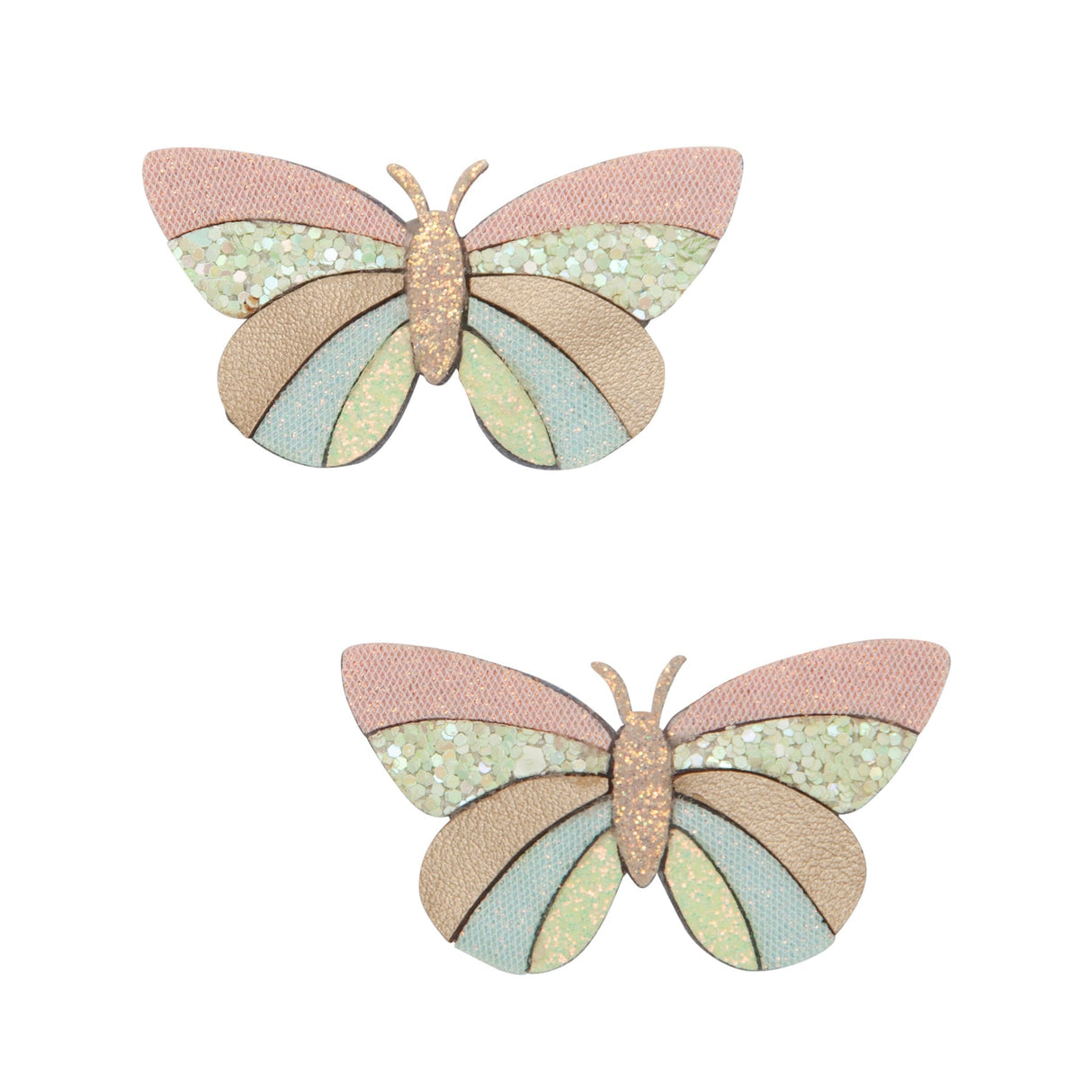 Stripe Butterfly Clips by Mimi & Lula