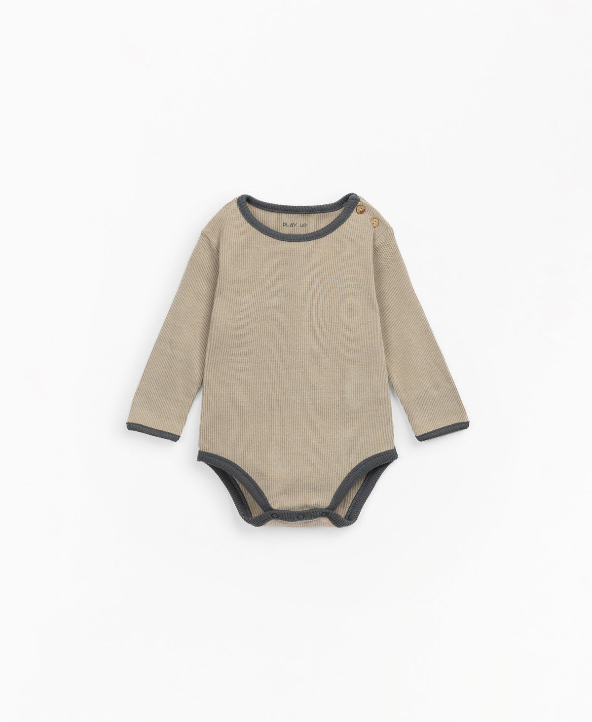 Body in ribbed jersey stitch organic cotton - Tan by Play Up