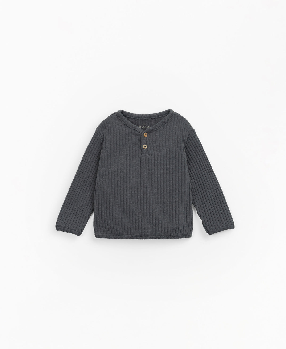 Ribbed jersey knit T-shirt - Blue by Play Up