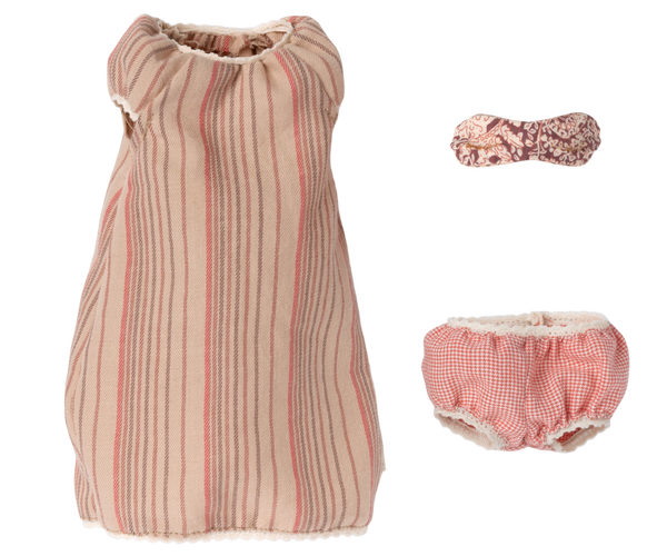 Nightgown, Medium Mouse by Maileg