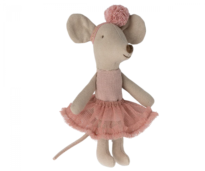 Ballerina mouse, Little sister - Rose by Maileg
