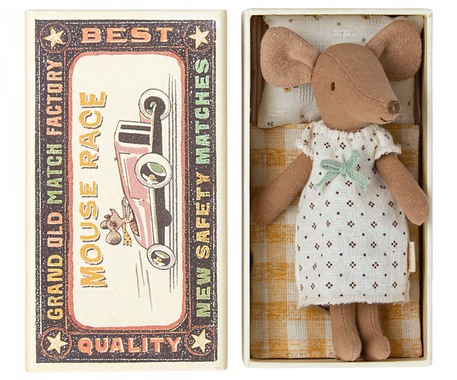 Big Sister Mouse in Box by Maileg
