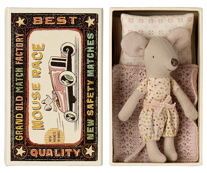 Little Sister, Mouse in Matchbox by Maileg