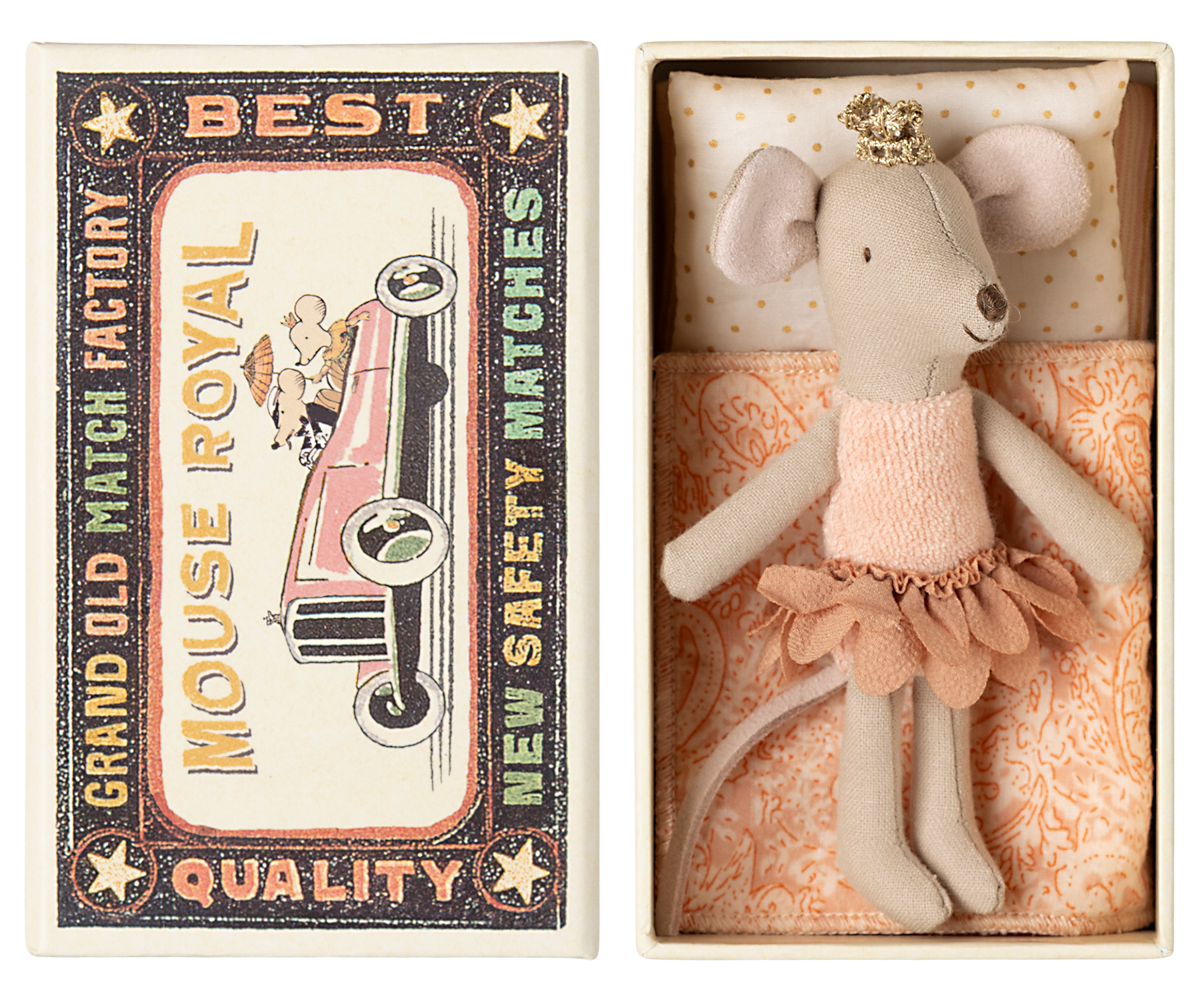 Princess mouse, Little sister in matchbox by Maileg
