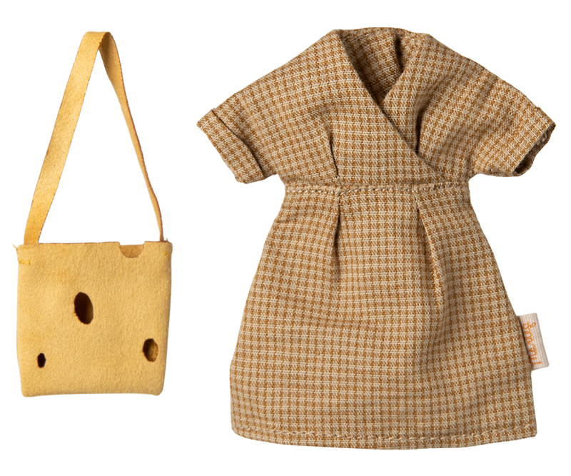 Dress and bag, Mum mouse by Maileg