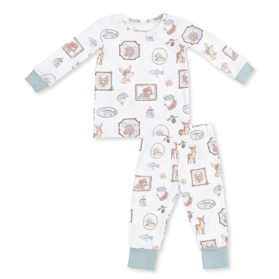 L/S Loungewear Set- Woodson's Family Cabin by Angel Dear