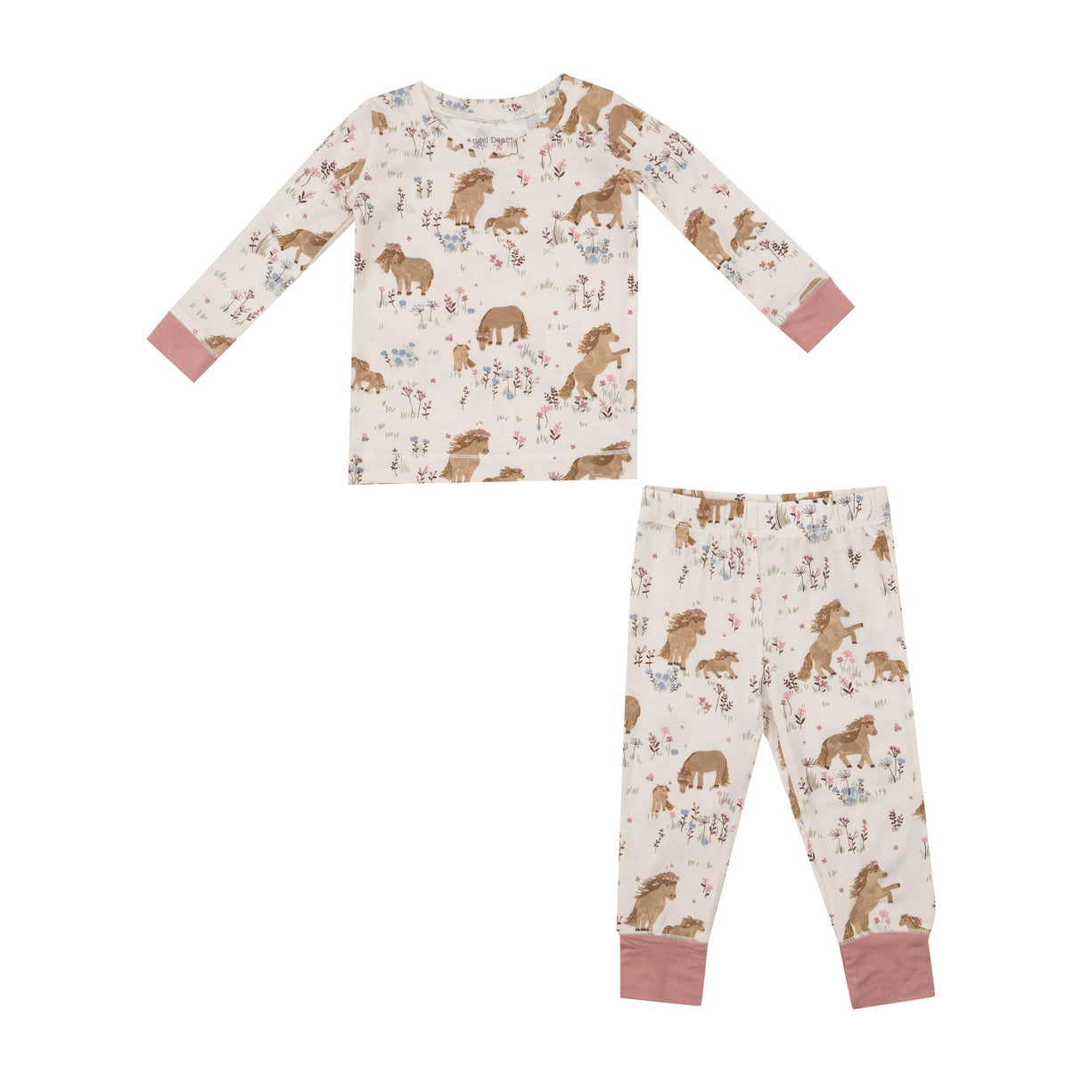 Long Sleeve Loungewear Set - Pretty Ponies by Angel Dear