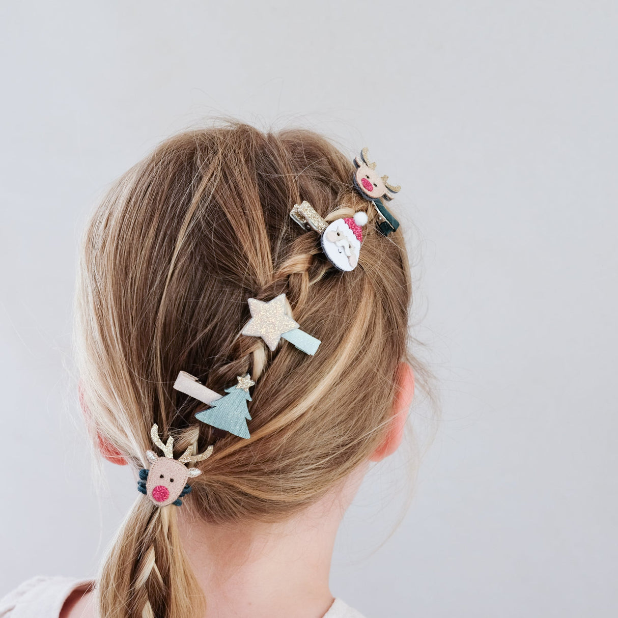 Santa & Rudolph Mini Clips by Mimi & Lula