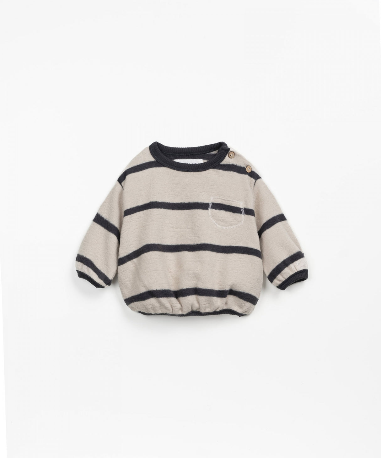 Striped Jersey Sweater | Wooden Memories by Play Up