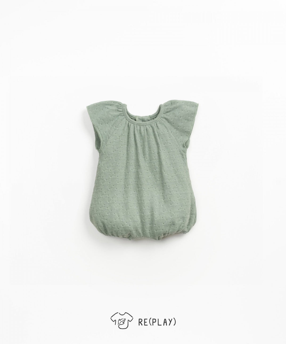 Short-sleeved jumpsuit- Green by Play Up
