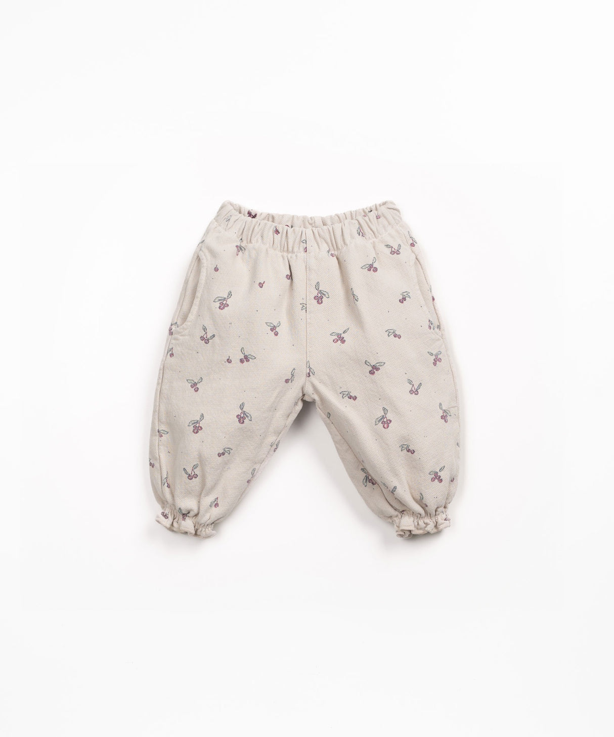 Printed Twill Trousers- Strawberry Tones by Play Up