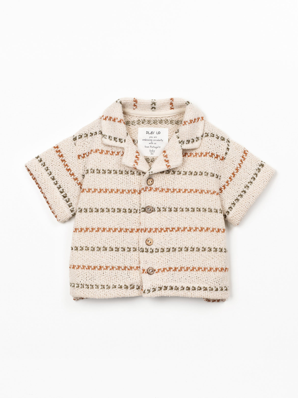Striped Jersey Knit Shirt by Play Up