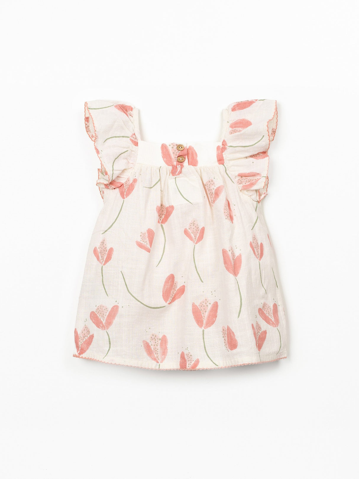 Printed Woven Dress- Flowers by Play Up