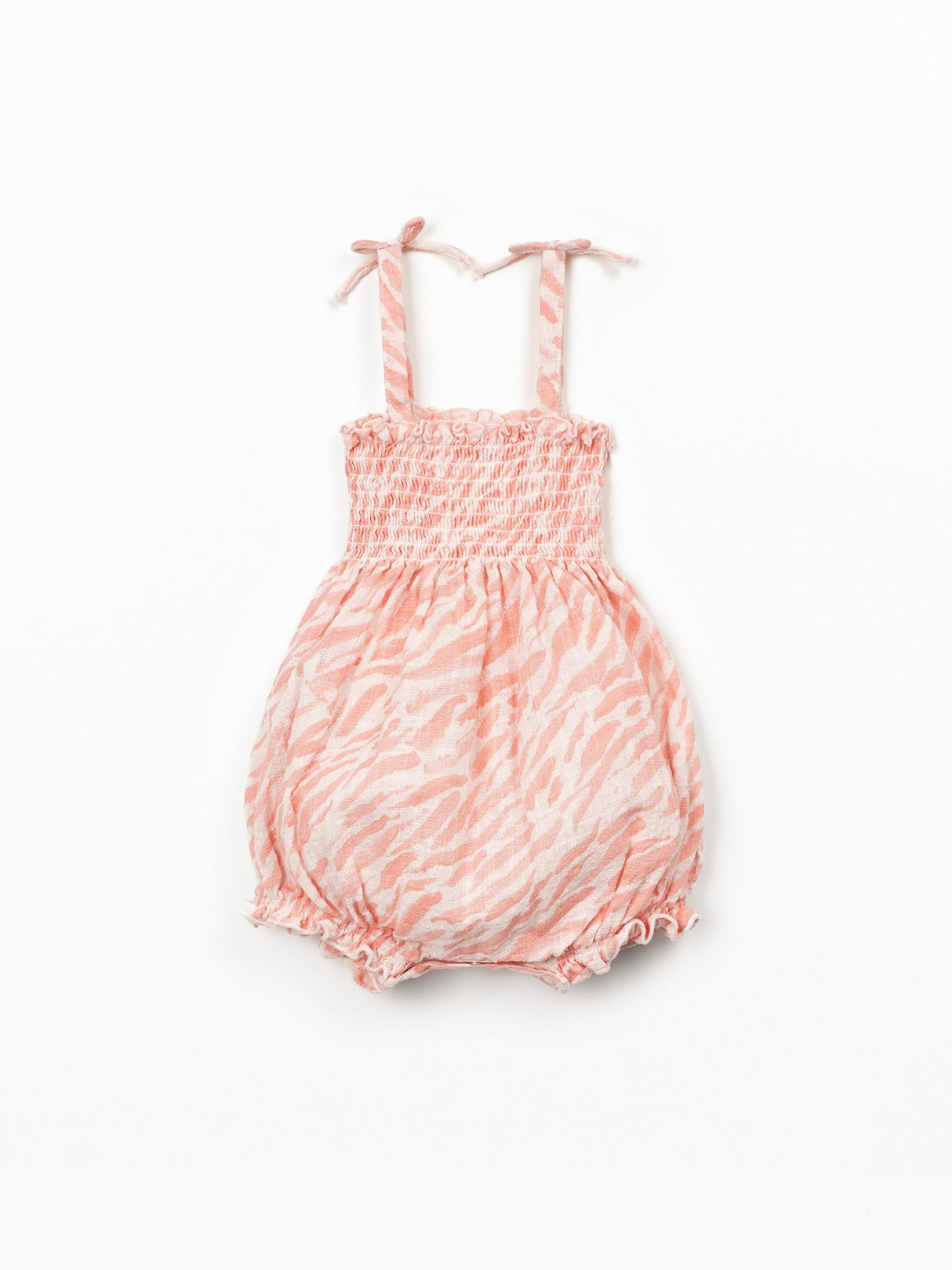 Strappy Jumpsuit- Pink Zebra by Play Up