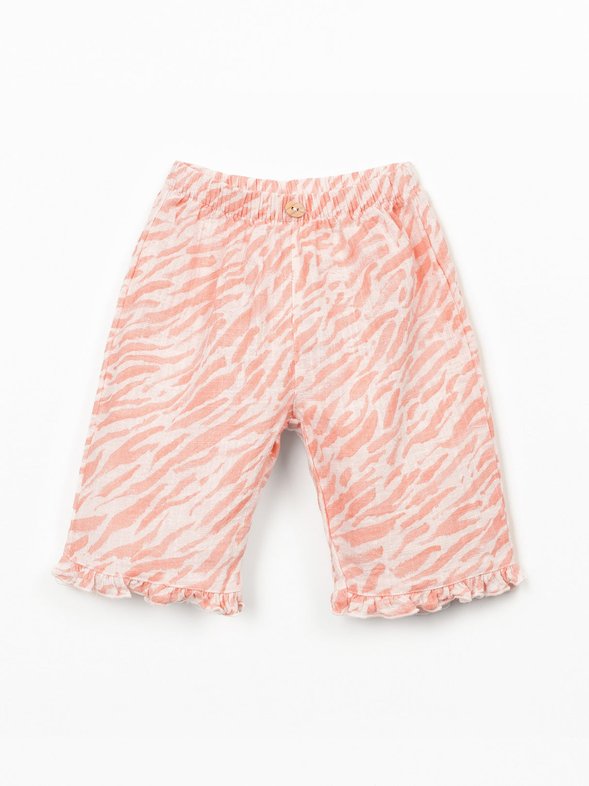 Printed Woven Trousers- Light Pink by Play Up