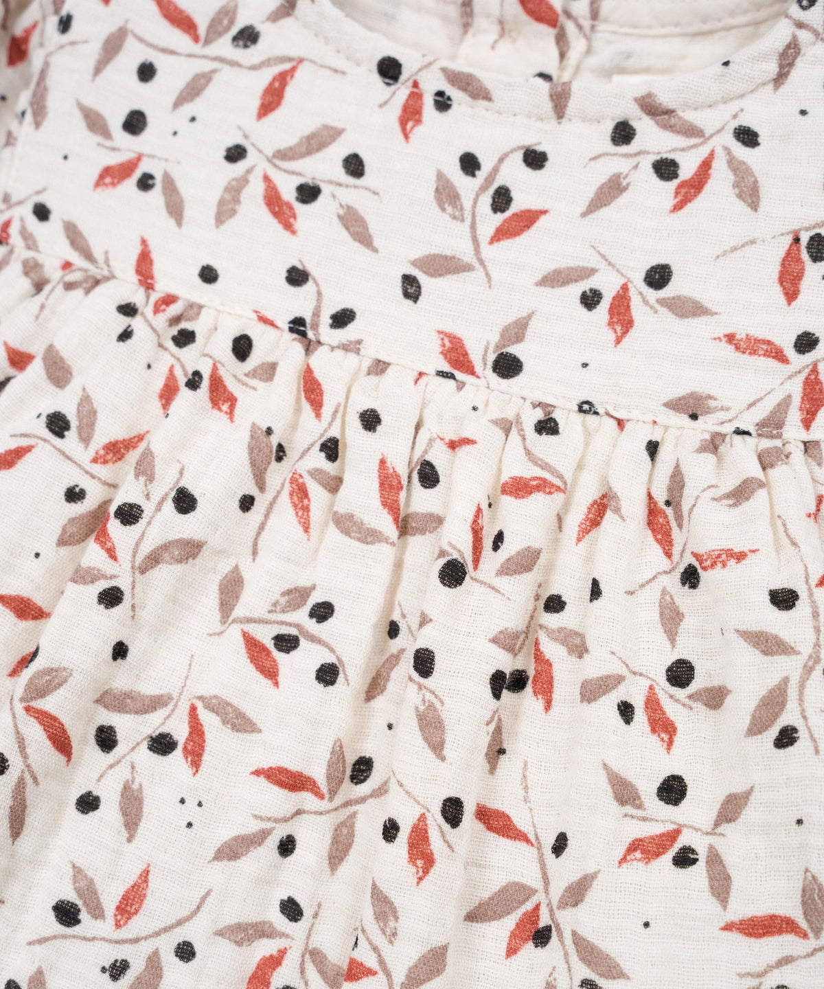 Printed Woven Shirt- Olive Branch by Play Up
