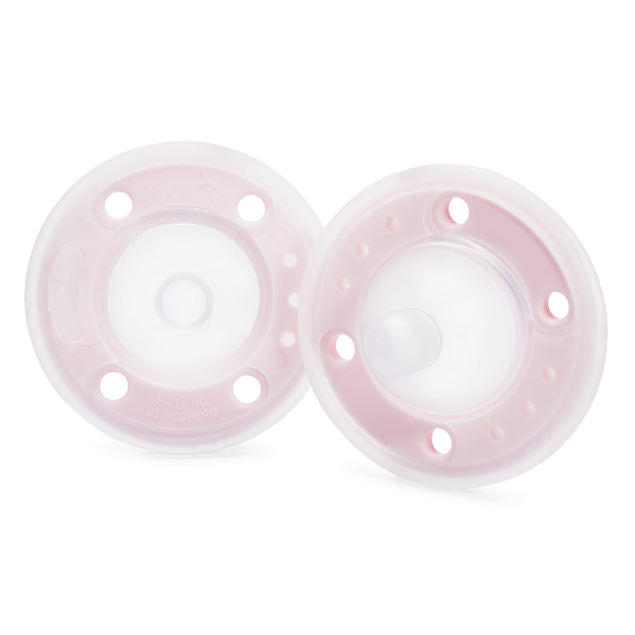 Pacifier Petal Pink 2 Pack by Ninni Co.