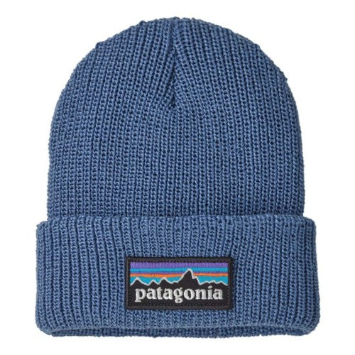 Baby Logo Beanie- P-6 Logo: Barnacle Blue by Patagonia