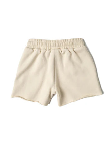 Resort Palm Sweatshort - Cream by Little Bipsy