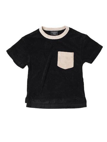 Terry Cloth Tee - Black by Little Bipsy