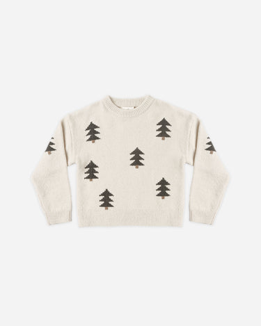 Aspen Sweater || Tree Jacquard by Rylee + Cru