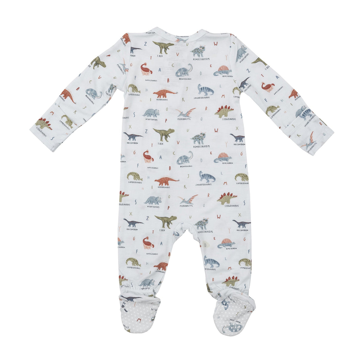 2-Way Zipper Footie - Dinosaur ABC by Angel Dear