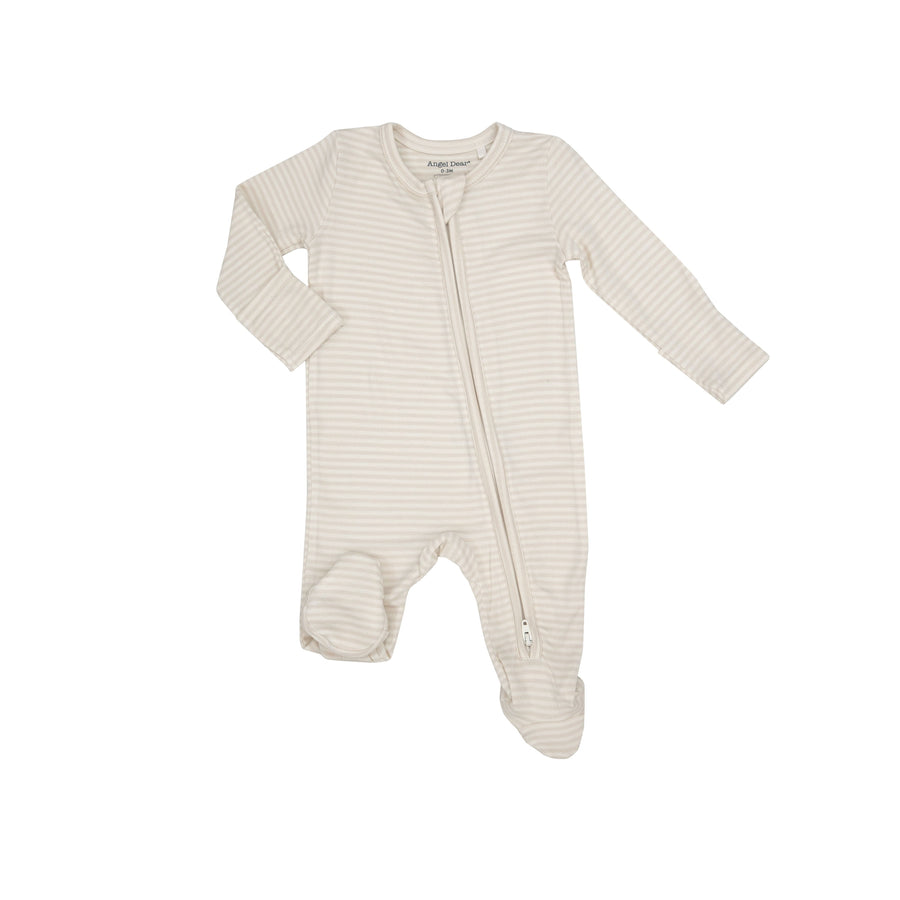 2-Way Zipper Footie - Dreamtime Animals Stripe by Angel Dear