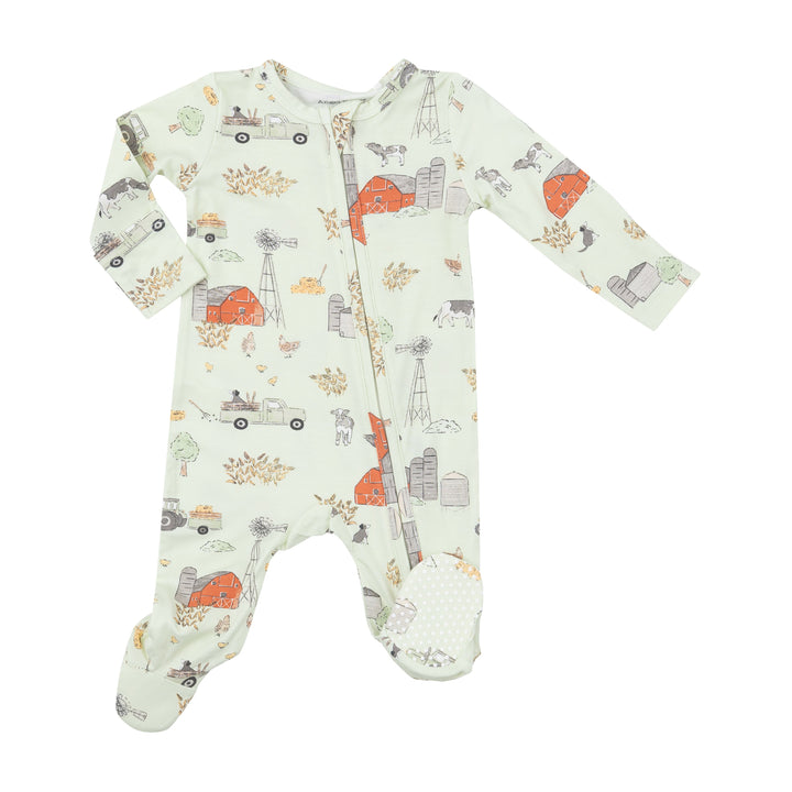 2-Way Zipper Footie - Hay Farmer by Angel Dear