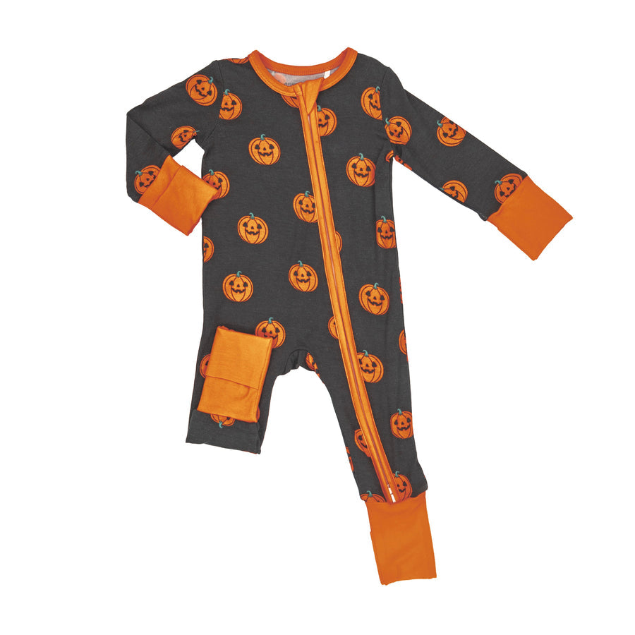 2-Way Zipper Romper - Jack-O-Lantern by Angel Dear