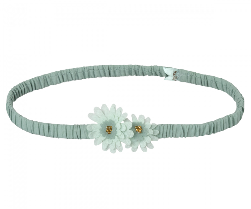 Headband, Flower - Mint, Small by Maileg