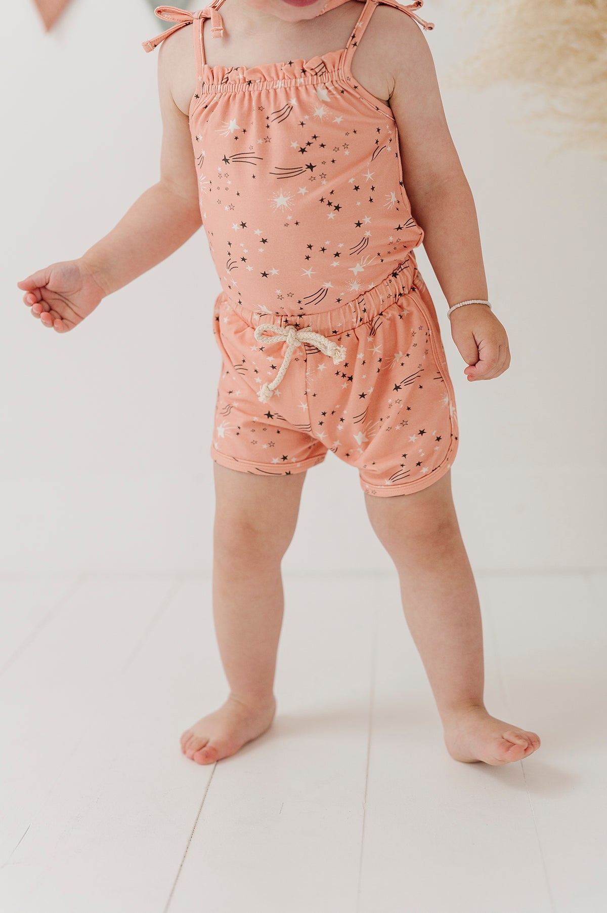 Tie Tank Bodysuit & Shorts Set - Starburst by babysprouts