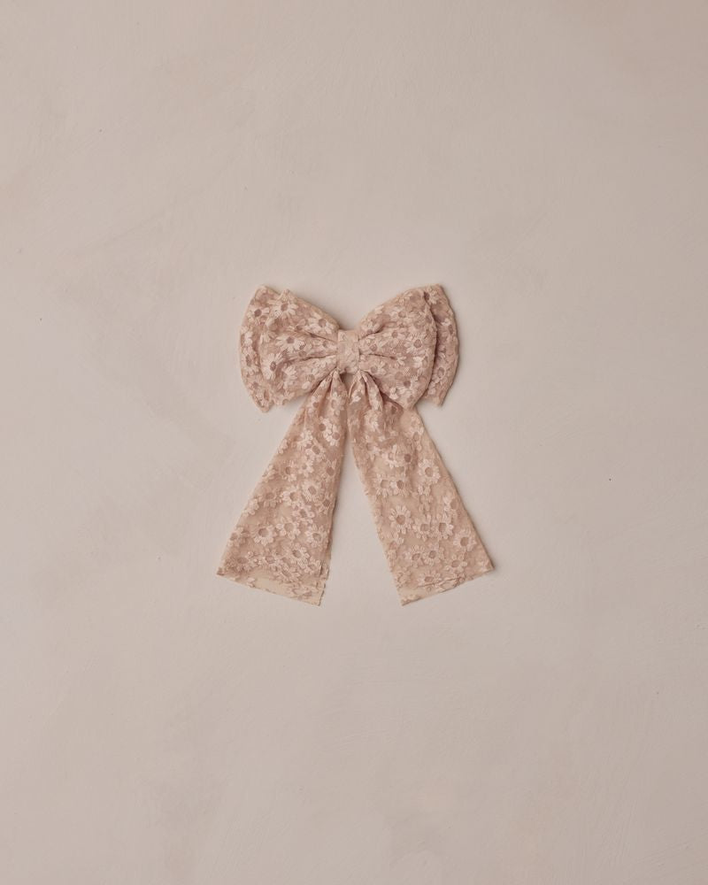 Alice Bow | Rose Embroidered Daisy by Noralee
