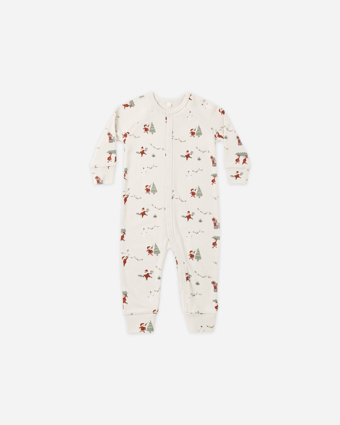 Organic Long John Pajamas || Gnome Village by Rylee + Cru
