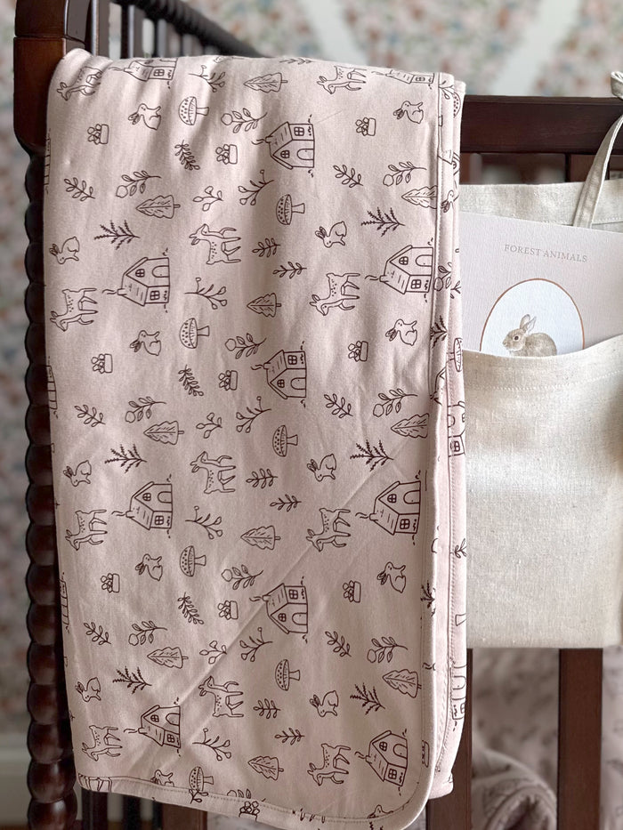 Toddler Cloud Blanket - Doe.Re.Mi / 2.5 TOG by gunamuna