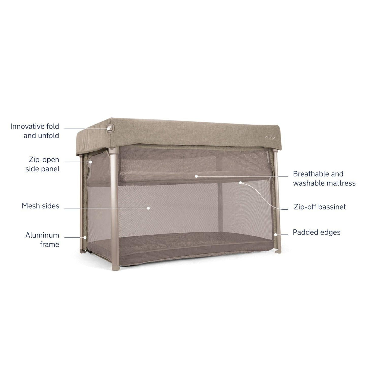 Nuna PAAL Playard + Bassinet
