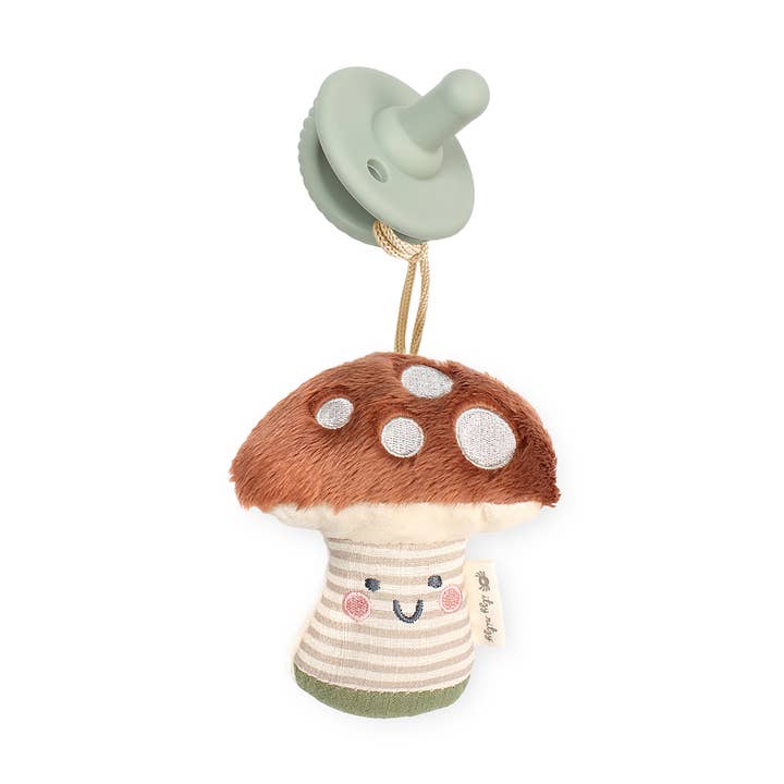 Sweetie Pal™ Plush & Pacifier- Ash the Mushroom by Itzy Ritzy