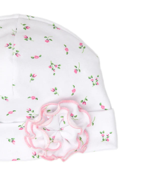 Garden Roses Print Hat by Kissy Kissy