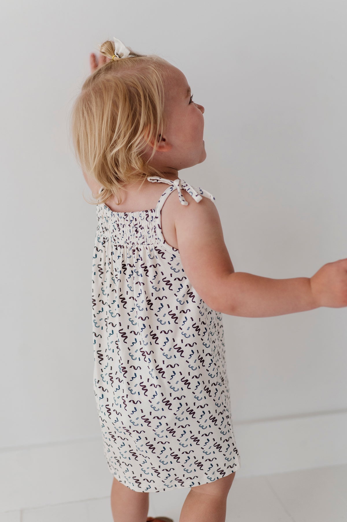 Girl's Smocked Dress- Patriotic Ribbon by Babysprouts