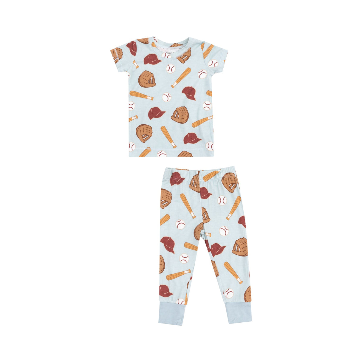 Short Sleeve Loungewear Set - Baseball by Angel Dear