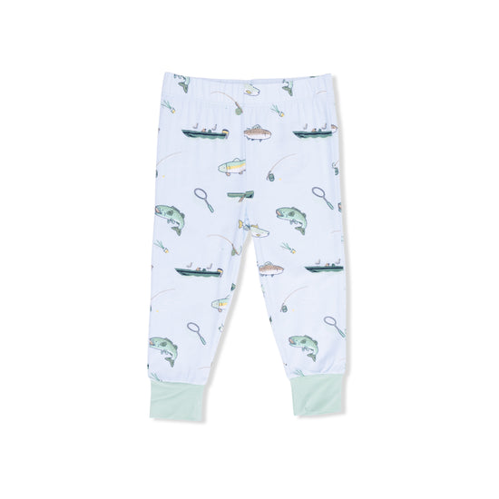 Short Sleeve Loungewear Set- Fishing by Angel Dear