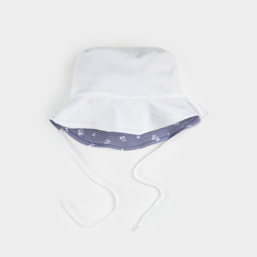 Wildflower Print Reversible Sun Hat by Petit Lem