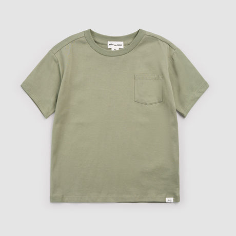 Sage Miles Basics Pocket Tee by miles the label