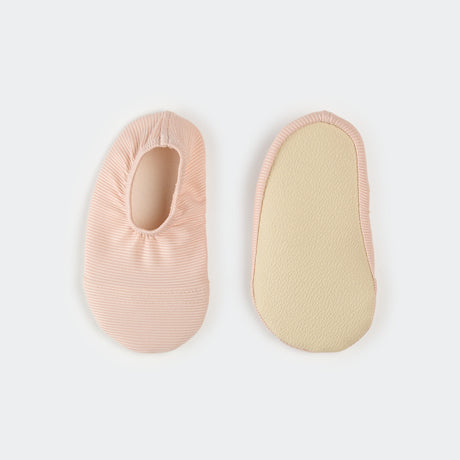 Rose Ribbed Swim Slippers by Petit Lem
