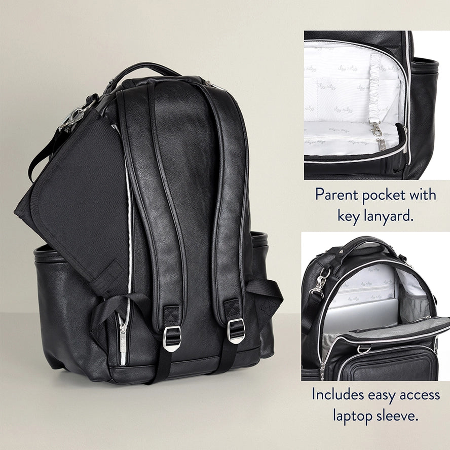 Noir Boss Plus™ Backpack Diaper Bag by Itzy Ritzy