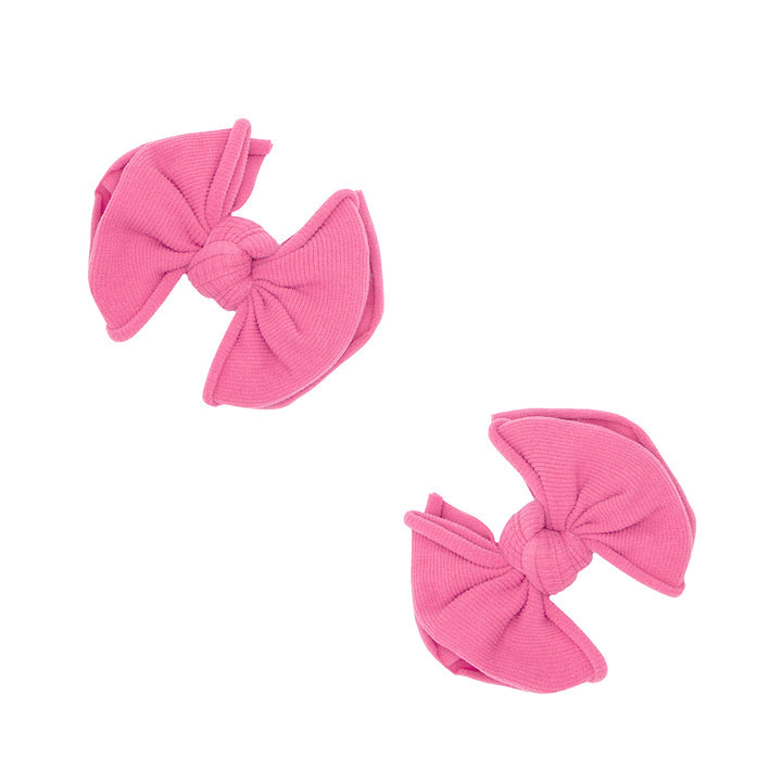 Baby Fab Clips 2pk - Hot Pink by Baby Bling